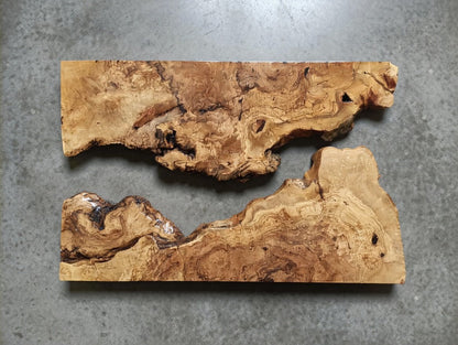 Olive River Slab 20"