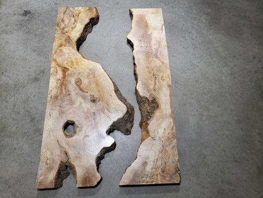 Olive Slab River Table 24"