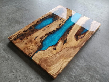 Olive Slab River Table 24"