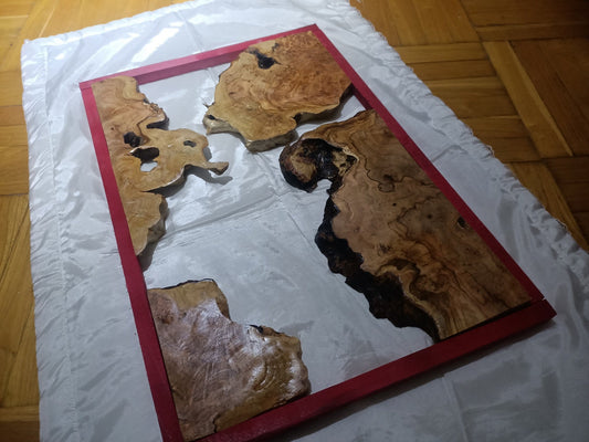 Olive Slab Set for River Table 24-32-48-72
