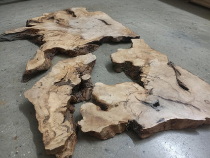 Olive Wood Slab Set 3Pcs
