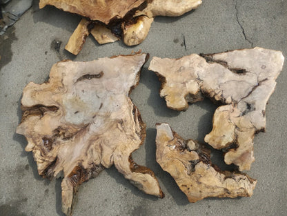 Olive Wood Slab Set 3Pcs