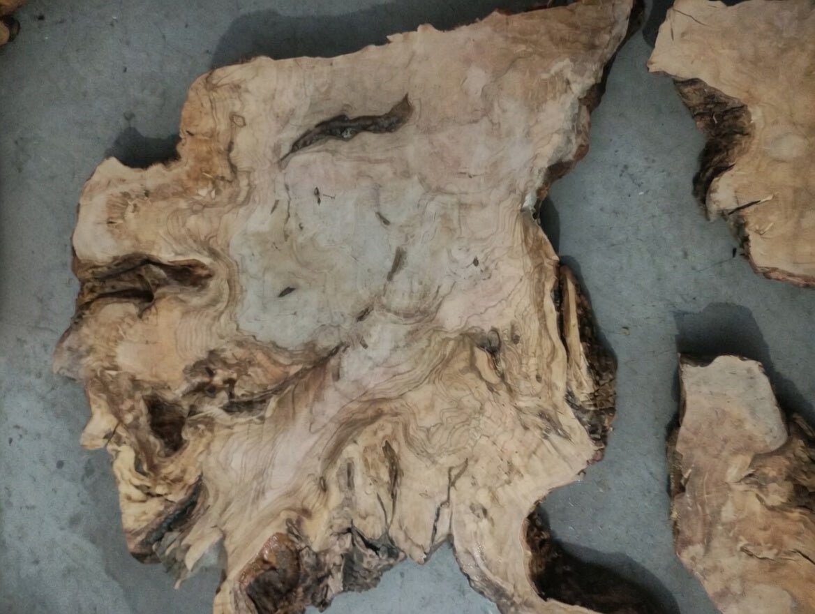 Olive Wood Slab Set 3Pcs