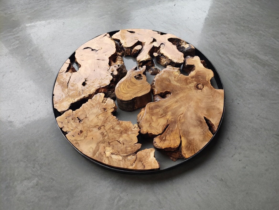 Round Full Cover Olive Slab Set