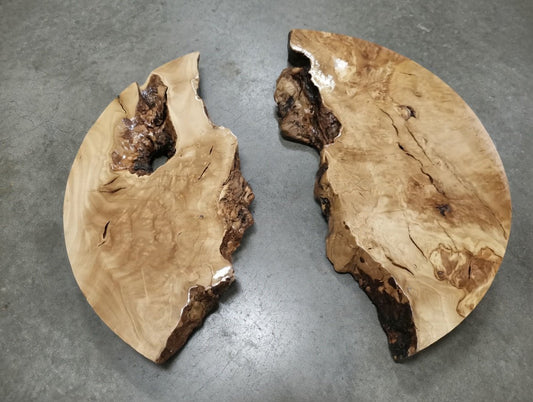 Round Olive 16" Slabs