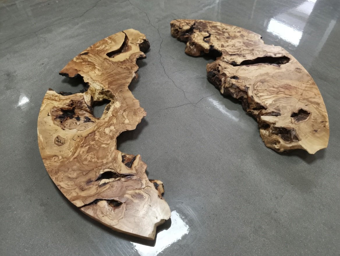 Round Olive 20" Slabs