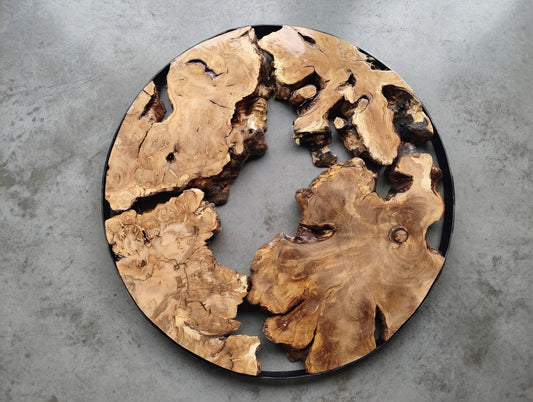 Round Side Cover Olive Slab Set