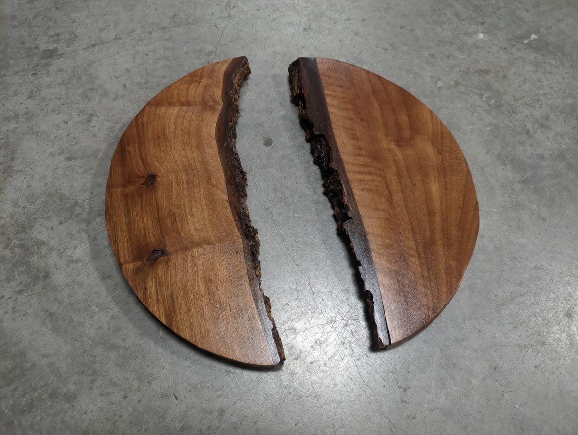 Round Walnut Slabs 16"-20"