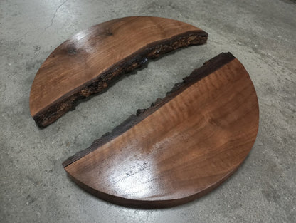 Round Walnut Slabs 16"-20"