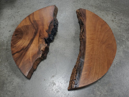 Round Walnut Slabs 16"-20"