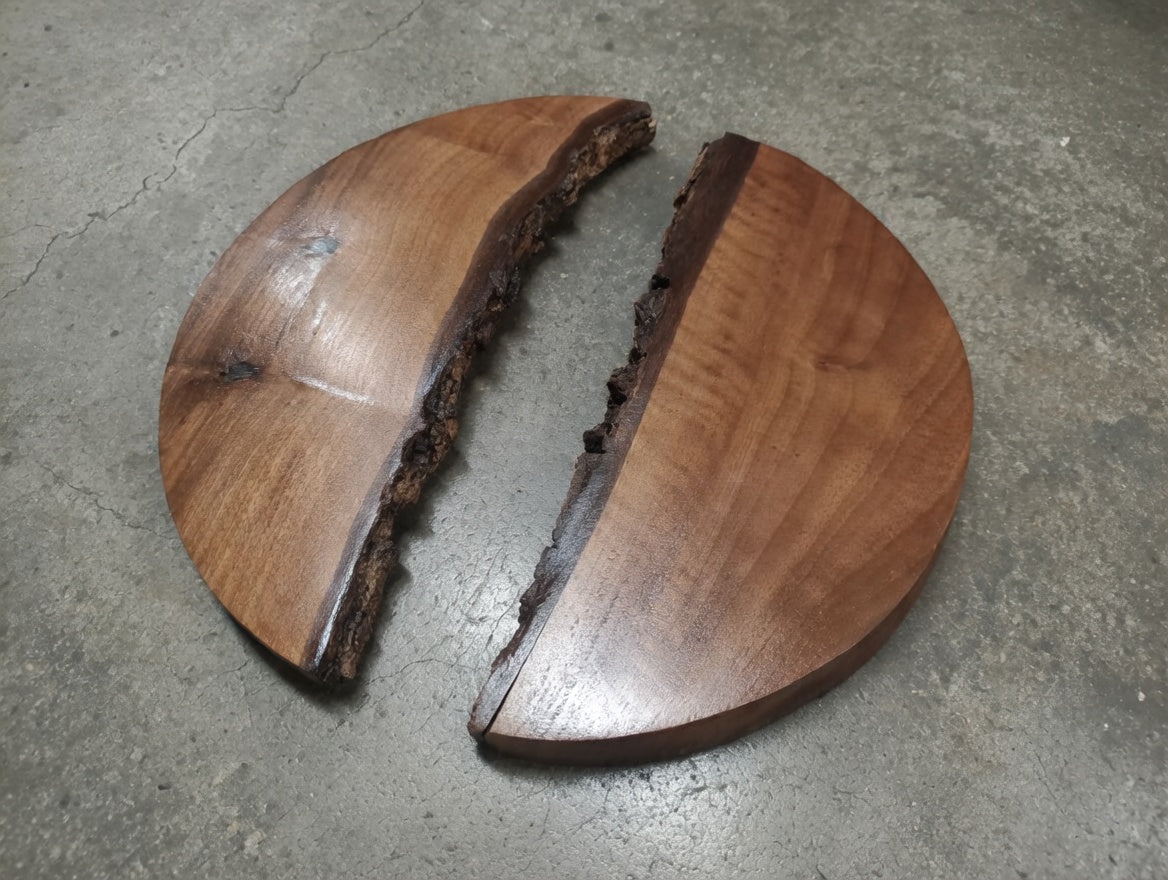 Round Walnut Slabs 16"-20"