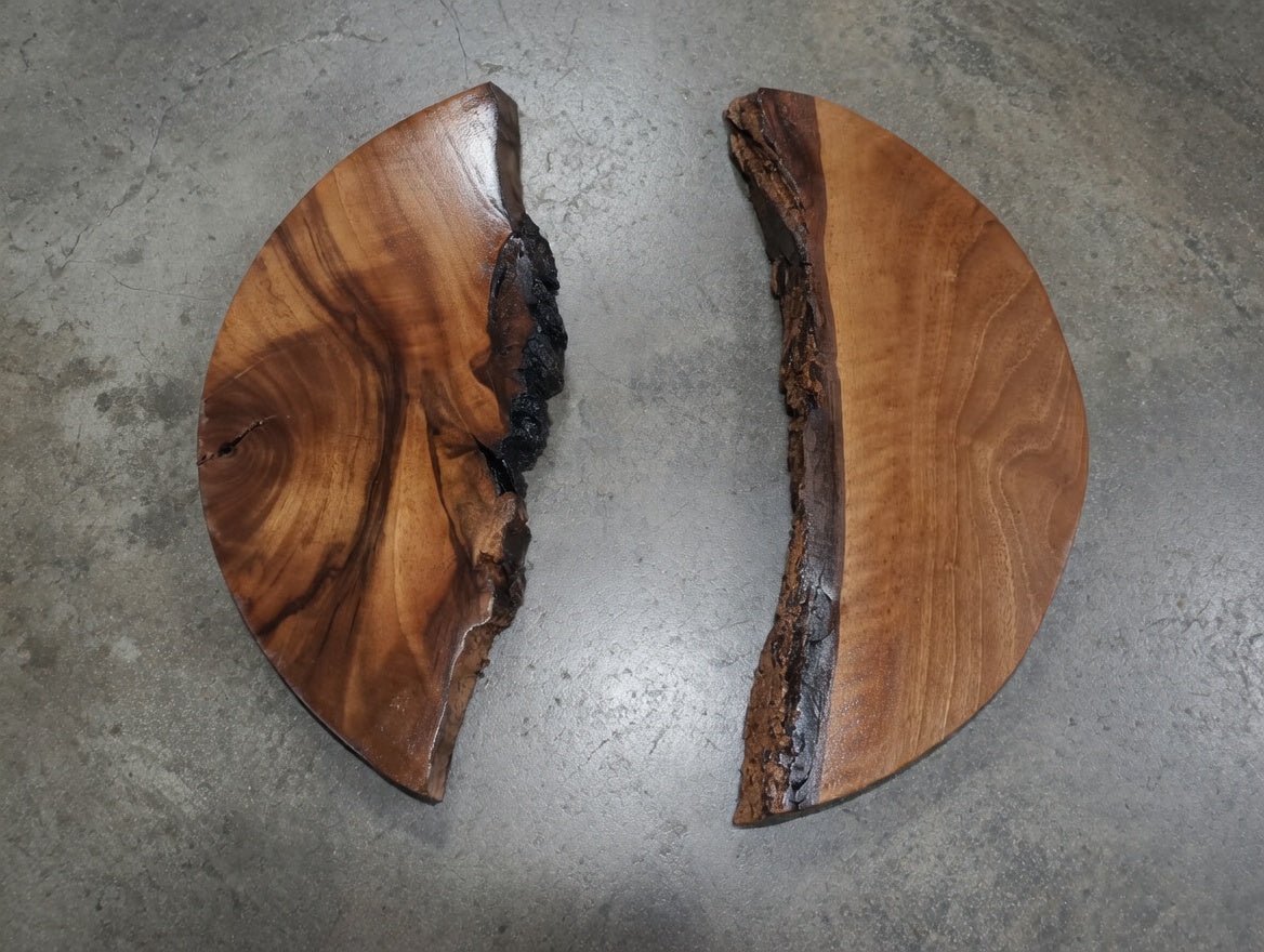 Round Walnut Slabs 16"-20"
