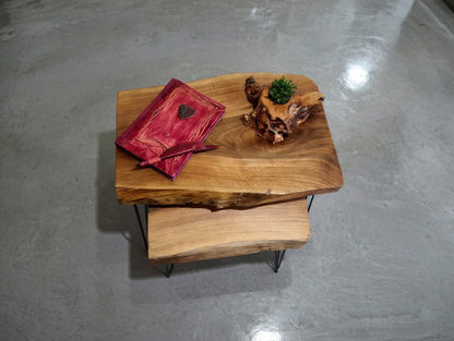 Walnut Coffee Table Set of 2