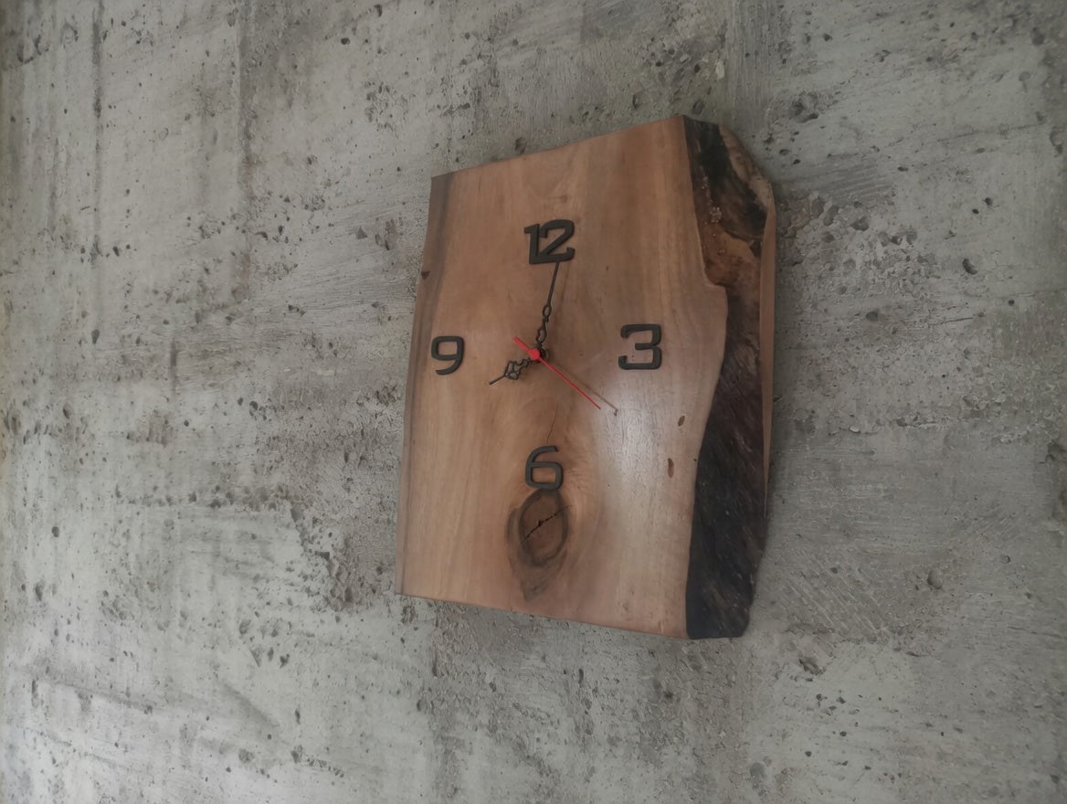 Walnut Wall Clock 12"-16"-20"