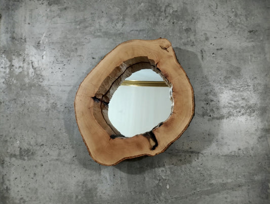 Walnut Wall Mirror 12"-16"