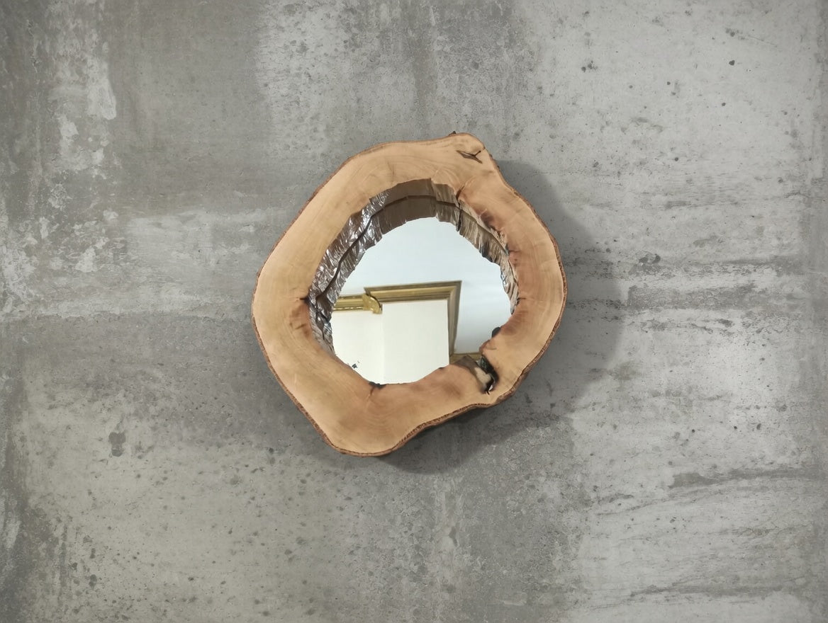 Walnut Wall Mirror 12"-16"