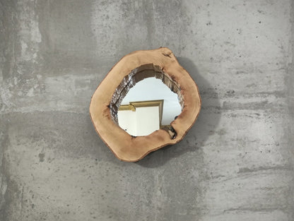 Walnut Wall Mirror 12"-16"