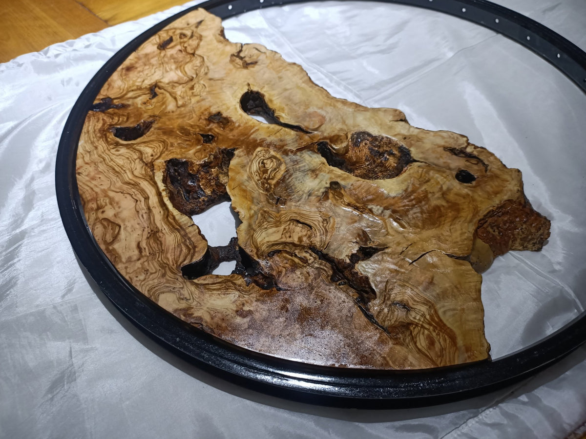 Round Olive Slab for Epoxy Projects – Carpenter of Nature